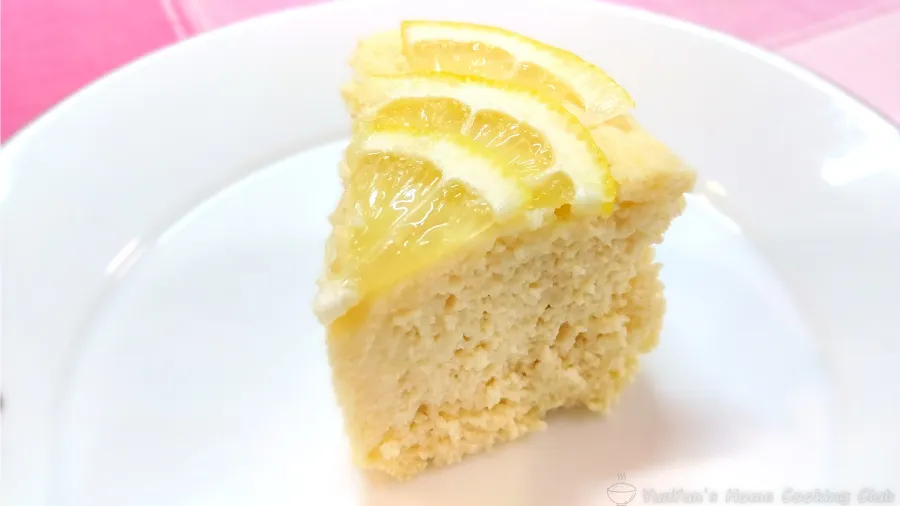 カットしたレモンおから蒸しパン
