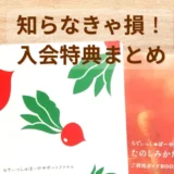 【知らなきゃ損】らでぃっしゅぼーや入会特典まとめ｜おためしセット＆5大特典でお得にスタート！
